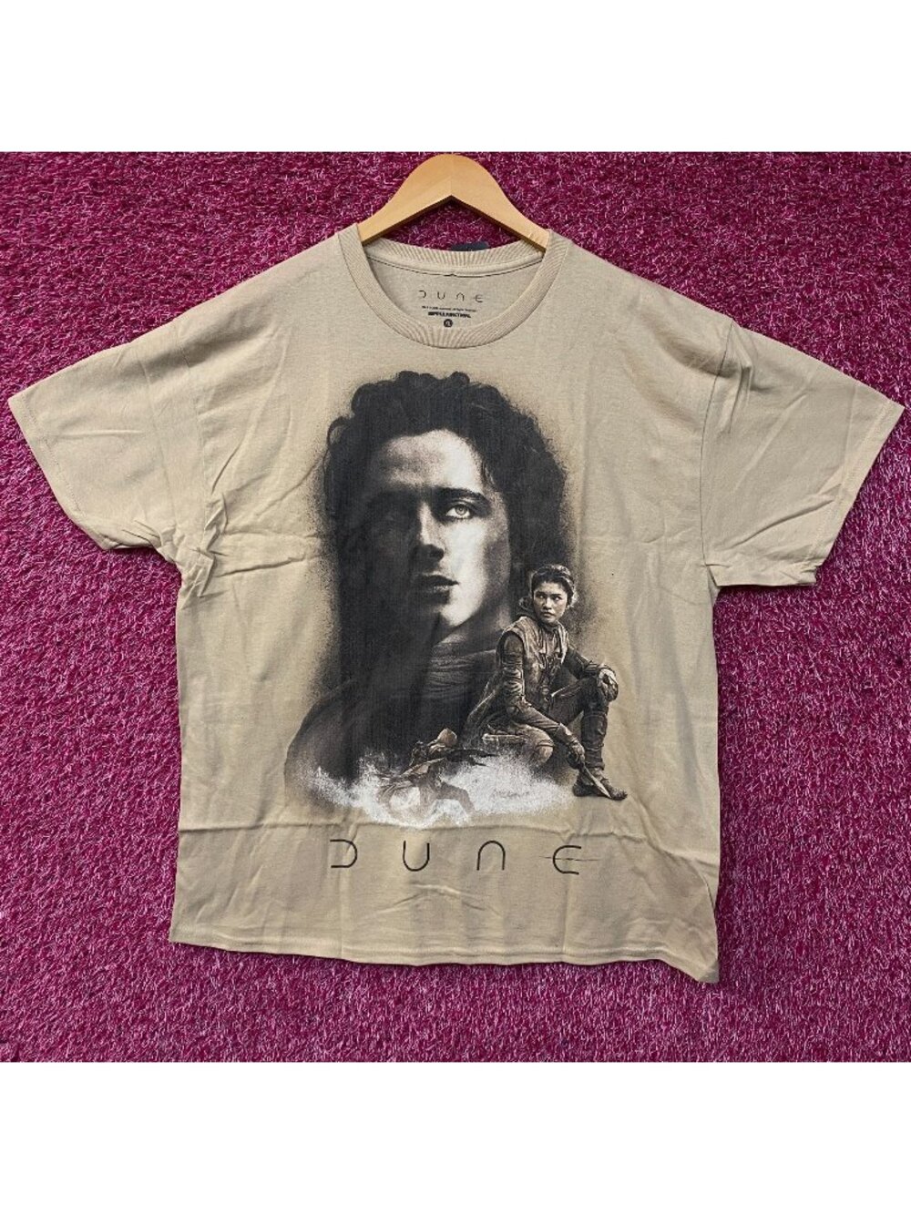 Dune : Part One Paul Atreides Sci-fi Movie Poster Graphic T-Shirt XL